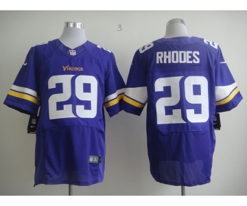 nike nfl jerseys minnesota vikings #29 rhodes purple[new Elite]