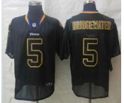 nike nfl jerseys minnesota vikings #5 bridgewater black[Elite lights out][bridgewater]