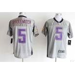 nike nfl jerseys minnesota vikings #5 bridgewater grey[Elite shadow][bridgewater]