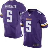 nike nfl jerseys minnesota vikings #5 bridgewater purple[Elite][bridgewater]