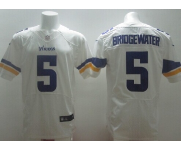 nike nfl jerseys minnesota vikings #5 bridgewater white[Elite][bridgewater]