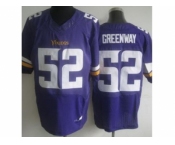 nike nfl jerseys minnesota vikings #52 chad greenway purple [New Elite]