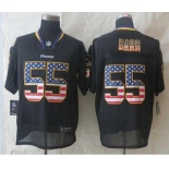 nike nfl jerseys minnesota vikings #55 barr black[Elite USA flag fashion]