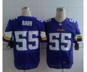 nike nfl jerseys minnesota vikings #55 barr purple[Elite]