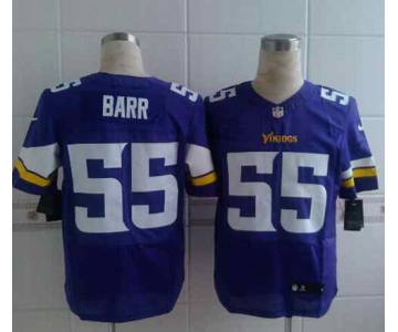 nike nfl jerseys minnesota vikings #55 barr purple[Elite]