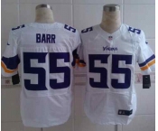 nike nfl jerseys minnesota vikings #55 barr white[Elite]