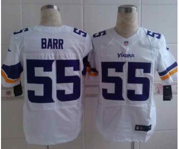 nike nfl jerseys minnesota vikings #55 barr white[Elite]