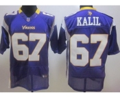 nike nfl jerseys minnesota vikings #67 kalil purple[elite]