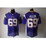 nike nfl jerseys minnesota vikings #69 allen purple[elite]