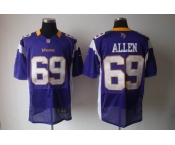 nike nfl jerseys minnesota vikings #69 allen purple[elite]