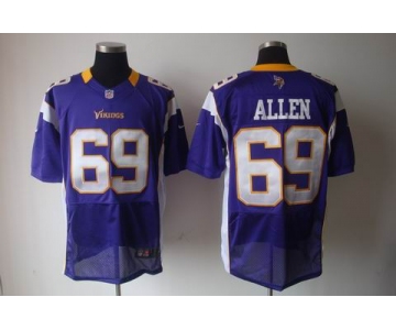 nike nfl jerseys minnesota vikings #69 allen purple[elite]