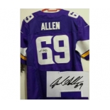 nike nfl jerseys minnesota vikings #69 allen purple[new Elite signature]