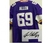 nike nfl jerseys minnesota vikings #69 allen purple[new Elite signature]