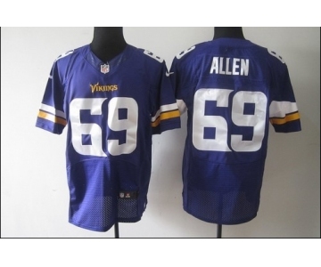 nike nfl jerseys minnesota vikings #69 allen purple[new Elite]