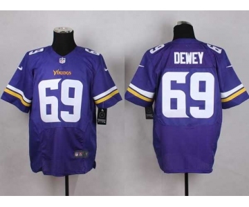 nike nfl jerseys minnesota vikings #69 dewey purple[Elite][dewey]