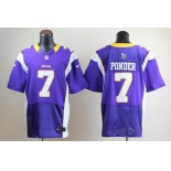 nike nfl jerseys minnesota vikings #7 christian ponder purple[elite]