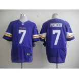 nike nfl jerseys minnesota vikings #7 christian ponder purple[new Elite]