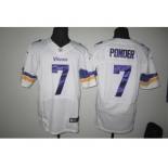 nike nfl jerseys minnesota vikings #7 christian ponder white[new Elite]