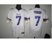 nike nfl jerseys minnesota vikings #7 christian ponder white[new Elite]