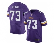 nike nfl jerseys minnesota vikings #73 floyd purple[Elite]