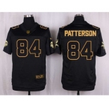 nike nfl jerseys minnesota vikings #84 cordarrelle patterson black gold collection[Elite]