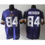 nike nfl jerseys minnesota vikings #84 patterson purple[new Elite ]