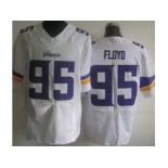 nike nfl jerseys minnesota vikings #95 sharrif floyd white [New Elite]