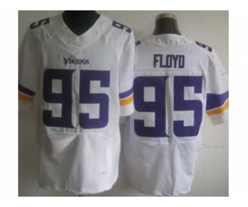 nike nfl jerseys minnesota vikings #95 sharrif floyd white [New Elite]