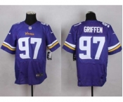 nike nfl jerseys minnesota vikings #97 griffen purple[Elite]