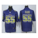 2015 new nike minnesota vikings #55 barr purple strobe jerseys[limited]