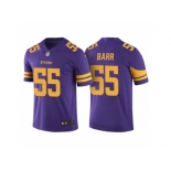 Men Minnesota Vikings #55 Anthony Barr Purple Color Rush Limited Jersey