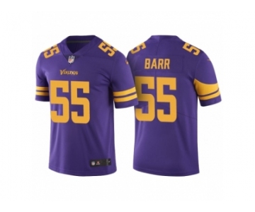 Men Minnesota Vikings #55 Anthony Barr Purple Color Rush Limited Jersey