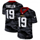 Men NEW Nike Minnesota Vikings #19 Thielen 2020 Nike 2ndCamo Salute to Service Limited