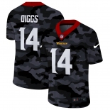 Men New Nike Minnesota Vikings #14 Dlggs 2020 Nike 2ndCamo  Salute to Service Limited