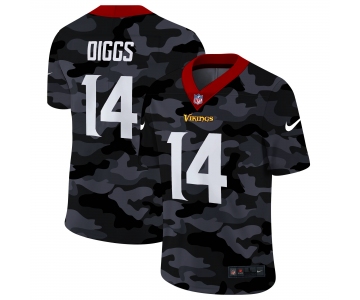 Men New Nike Minnesota Vikings #14 Dlggs 2020 Nike 2ndCamo  Salute to Service Limited