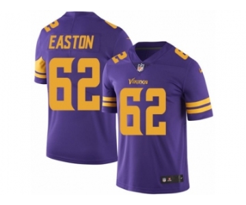 Men Nike Minnesota Vikings #62 Nick Easton Limited Purple Rush Vapor Untouchable NFL Jersey