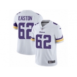 Men Nike Minnesota Vikings #62 Nick Easton White Vapor Untouchable Limited Player NFL Jersey