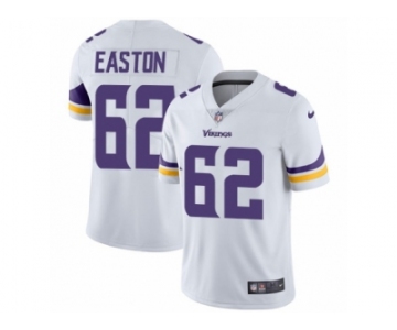 Men Nike Minnesota Vikings #62 Nick Easton White Vapor Untouchable Limited Player NFL Jersey