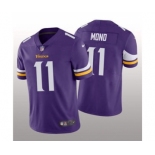 Men's Minnesota Vikings #11 Kellen Mond Purple 2021 Vapor Untouchable Limited Stitched Football Jersey