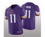 Men's Minnesota Vikings #11 Kellen Mond Purple 2021 Vapor Untouchable Limited Stitched Football Jersey