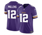 Men's Minnesota Vikings #12 Nick Mullens Purple 2023 F.U.S.E. Vapor Untouchable Limited Football Stitched Jersey