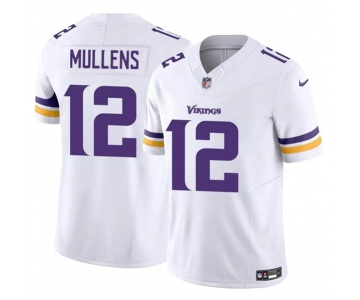 Men's Minnesota Vikings #12 Nick Mullens White 2023 F.U.S.E. Vapor Untouchable Limited Football Stitched Jersey