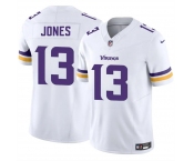 Men's Minnesota Vikings #13 Daniel Jones White 2024 F.U.S.E. Vapor Untouchable Limited Stitched Jersey