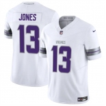 Men's Minnesota Vikings #13 Daniel Jones White 2024 F.U.S.E. Winter Warrior Limited Stitched Jersey