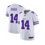 Men's Minnesota Vikings #14 Stefon Diggs White Team Logo Cool Edition Jersey