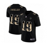 Men's Minnesota Vikings #19 Adam Thielen Limited Black Statue of Liberty Football Jersey