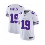 Men's Minnesota Vikings #19 Adam Thielen White Team Logo Cool Edition Jersey