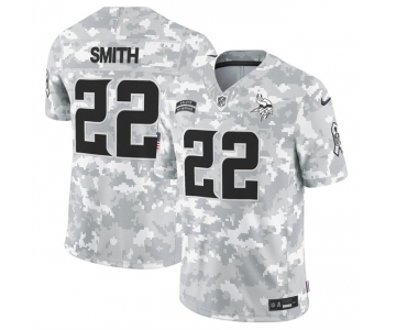 Men's Minnesota Vikings #22 Harrison Smith 2024 F.U.S.E Arctic Camo Salute To Service Limited Stitched Football Jersey