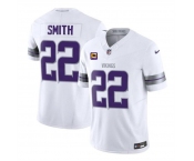 Men's Minnesota Vikings #22 Harrison Smith White 2024 F.U.S.E. With 4-Star C Patch Winter Warrior Limited Stitched Jersey