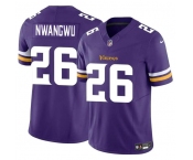 Men's Minnesota Vikings #26 Kene Nwangwu Purple 2023 F.U.S.E. Vapor Untouchable Limited Stitched Jersey